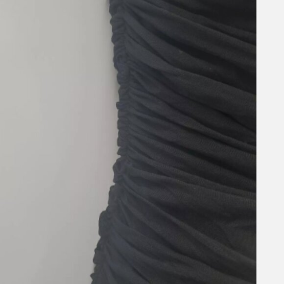 Babaton Romantic Mob Wife  Black dress size 6 - Picture 6 of 12